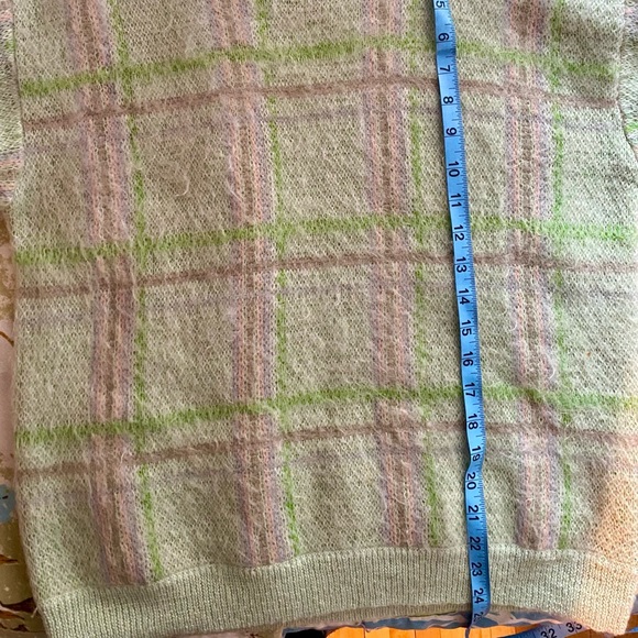 Designers Remix by Charlotte Eskildsen mohair-mix plaid sweater - Picture 5 of 5